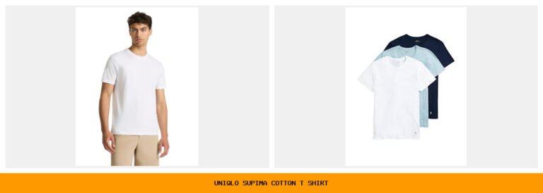 uniqlo supima cotton t shirt