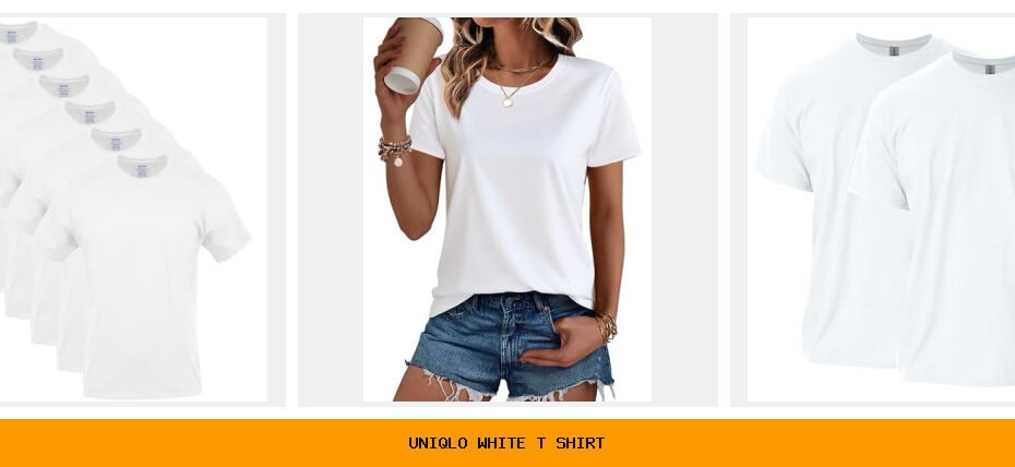 uniqlo white t shirt