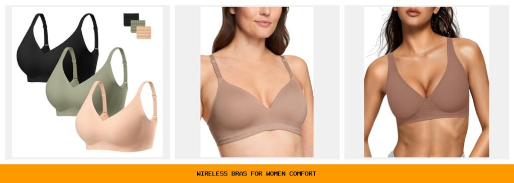 wireless bras for women comfort