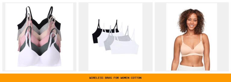 wireless bras for women cotton