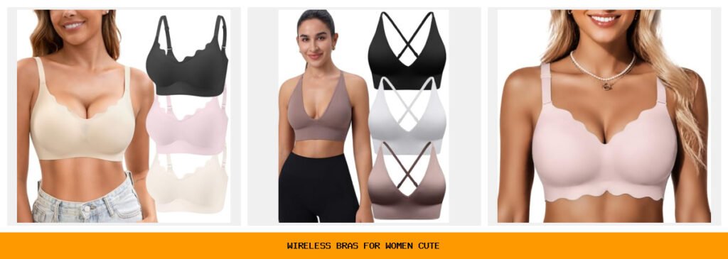 wireless bras for women cute