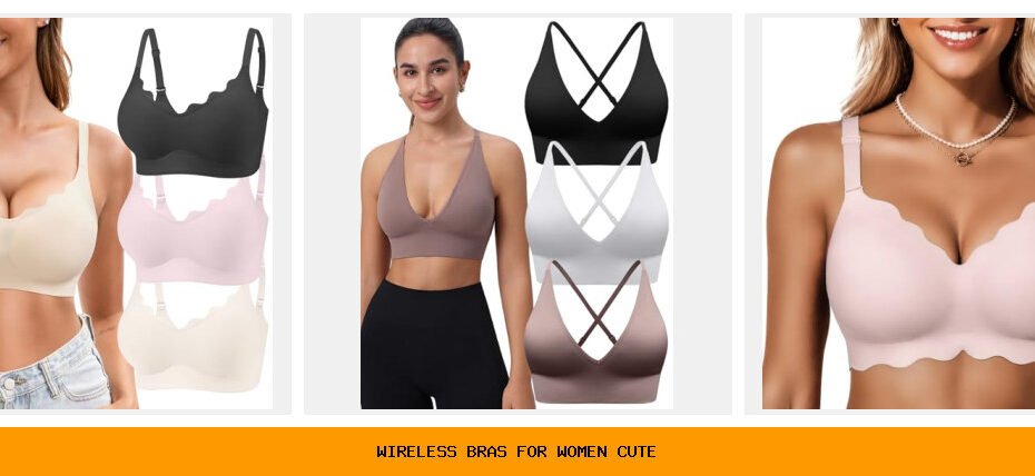 wireless bras for women cute
