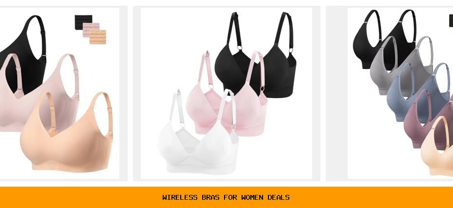 wireless bras for women deals