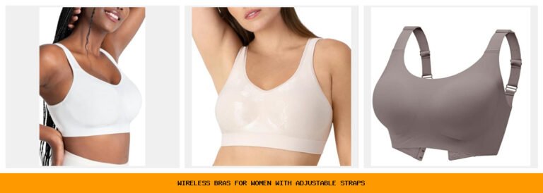 wireless bras for women with adjustable straps