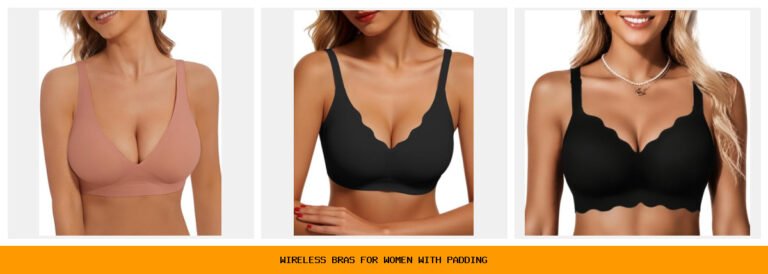 wireless bras for women with padding