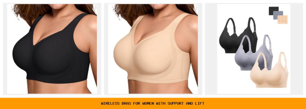 wireless bras for women with support and lift