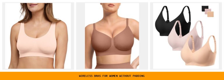 wireless bras for women without padding