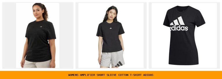 women's amplifier short sleeve cotton t-shirt adidas