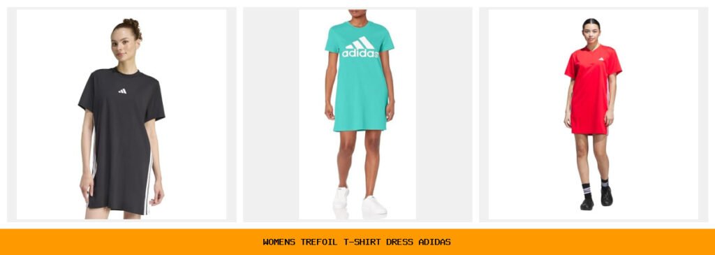 women's trefoil t-shirt dress adidas